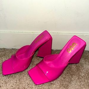 Pink Chunky Heel -EGO